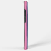 Nautical Stripes Navy Blue and Pink Samsung Galaxy Hülle (Rechte Seite)