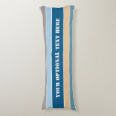 Nautical Stripes-Sitzkissen Seitenschläferkissen (Vorderseite Vertikal)