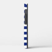 Nautical Style Anchor on Stripes Case-Mate iPhone Hülle (Rückseite / Links)