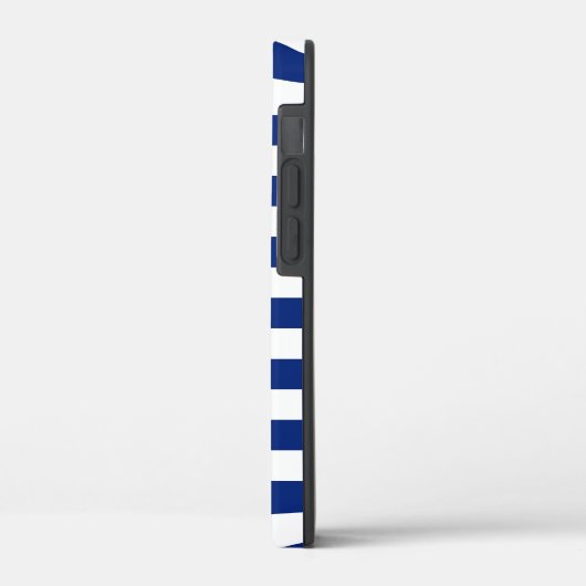 Nautical Style Anchor on Stripes Case-Mate iPhone Hülle (Rückseite / Links)