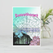 Nautical Style Card Einladung (Stehend Vorderseite)