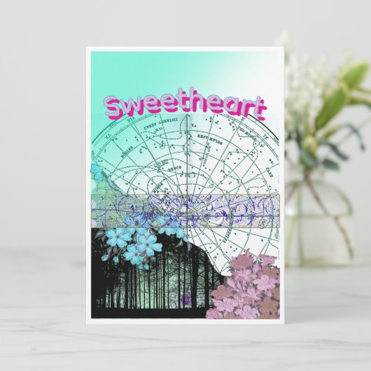 Nautical Style Card Einladung (Stehend Vorderseite)