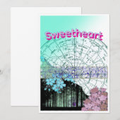 Nautical Style Card Einladung (Vorne/Hinten)