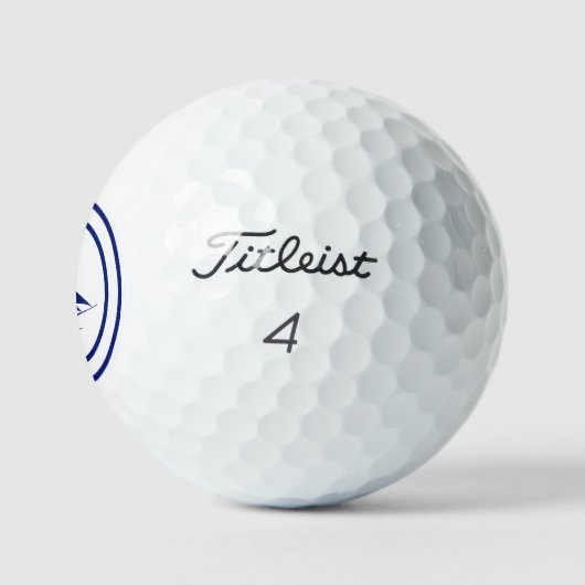 Nautical Tee Time Golf Balls Golfball (Logo)