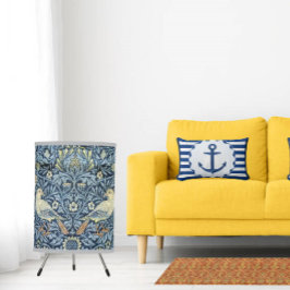 Nautical Theme Blue White Anchor Marine Stripe Lendenkissen