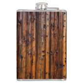 Nautical Theme Bronze Captains Wheel Tall Flachmann (Rückseite)