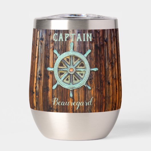 Nautical Theme Bronze Kaptains Wheel Small (Vorderseite)
