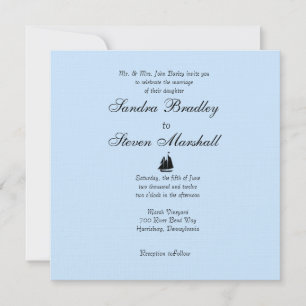 Nautical Theme Hochzeitseinladungen Einladung