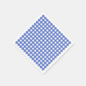 Nautical Theme - Navy Blue Gingham Paper Napkins Serviette (Ecke)