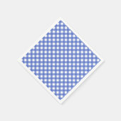 Nautical Theme - Navy Blue Gingham Paper Napkins Serviette (Ecke)