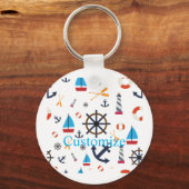 Nautical Theme Thunder_Cove Schlüsselanhänger (Vorderseite)