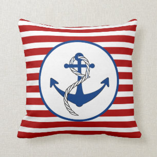 Nautical Themed Anchor Kissen