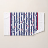 Nautical Themed Badhandtuch Set (Handtuch)