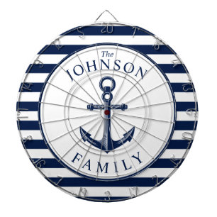 Nautical Themed Beach House Familie Dartscheibe