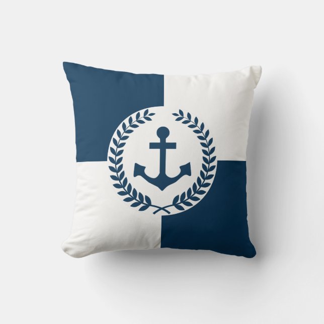 Nautical themed design kissen (Vorderseite)