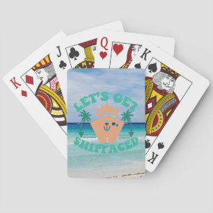 Nautical-Themed lassen Sie uns schicken Spielkarten