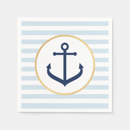 Nautical Themed Napkins Serviette (Vorderseite)