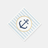 Nautical Themed Napkins Serviette (Ecke)