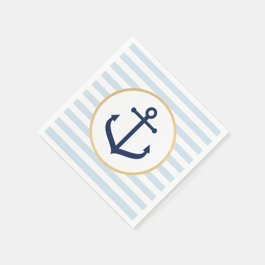 Nautical Themed Napkins Serviette (Ecke)