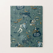 Nautical Themed New England Puzzle (Vertikal)