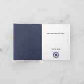 Nautical Themed Wedding Danke (Innenseite)