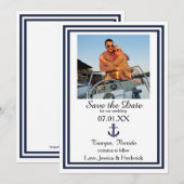 Nautical Trim für die doppelte Marine - Save the D Date (Vorne/Hinten)