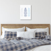 Nautical Trio Line Art Surfbretter Leinwanddruck (Insitu (Schlafzimmer))
