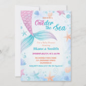 Nautical Under Sea Baby Shower Einladung (Vorderseite)