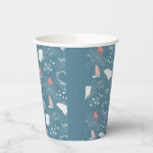 Nautical Under Sea Baby Shower Pappbecher (Links)