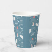 Nautical Under Sea Baby Shower Pappbecher (Rechts)