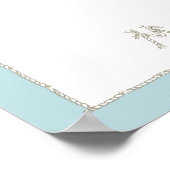 Nautical Upsherin Tischset2 Poster (Ecke)