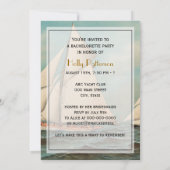 Nautical Vintag Yachten Racing #1 Einladung (Rückseite)