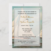 Nautical Vintag Yachten Racing #1 Einladung (Rückseite)