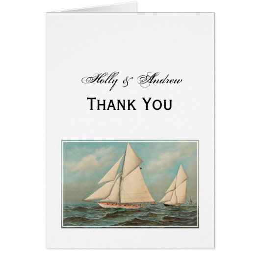 Nautical Vintag Yachten Racing #1 Vielen Dank (Vorne)