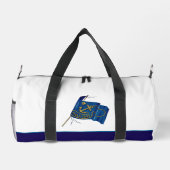 Nautical Vintage Flag Hold Fast Duffle Bag (Rückseite)