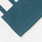 Nautical Voyager Best Sailor White Fleece Blanket (Ecke)