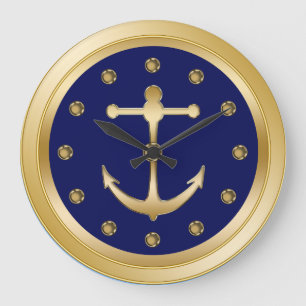 Nautical Wall Clocks Große Wanduhr