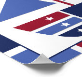 Nautical Wave Kinderzimmer Poster (Ecke)