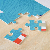 Nautical Waves: Lighthouse Cruiser Muster. Puzzle (Seite)