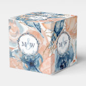 Nautical Wedding Beach Seashell Blume Geschenkschachtel (Vorderseite)