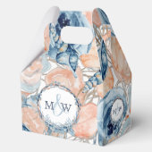 Nautical Wedding Beach Seashell Blume Geschenkschachtel (Vorderseite)