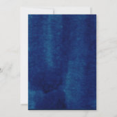 Nautical Wedding Beach Seashell Blume Rose Einladung (Rückseite)