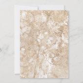 Nautical Wedding Beach Seashell Blume Rose Wed Einladung (Rückseite)