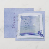 Nautical Wedding Book Einladung (Vorne/Hinten)