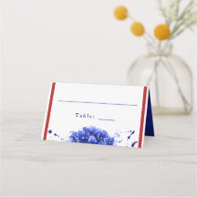 Nautical Wedding Red Blue Hydrangea Paint Tropfen