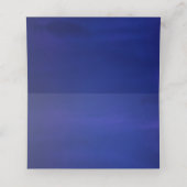 Nautical Wedding Red Blue Hydrangea Paint Tropfen Platzkarte (Innenseite Aufgefaltet)