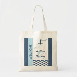 Nautical Wedding Welcome Bags Tragetasche