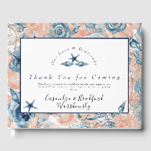 Nautical Wedtical Beach Muschel Blume Rose