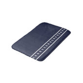 Nautical White über die Angelfischküste der Marine Badematte (Schrägansicht)