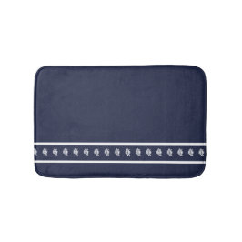 Nautical White über die Angelfischküste der Marine Badematte